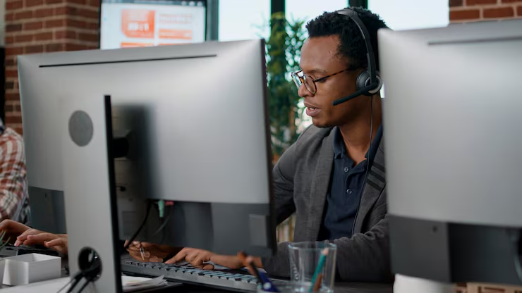 Digital operations specialist monitoring dashboards