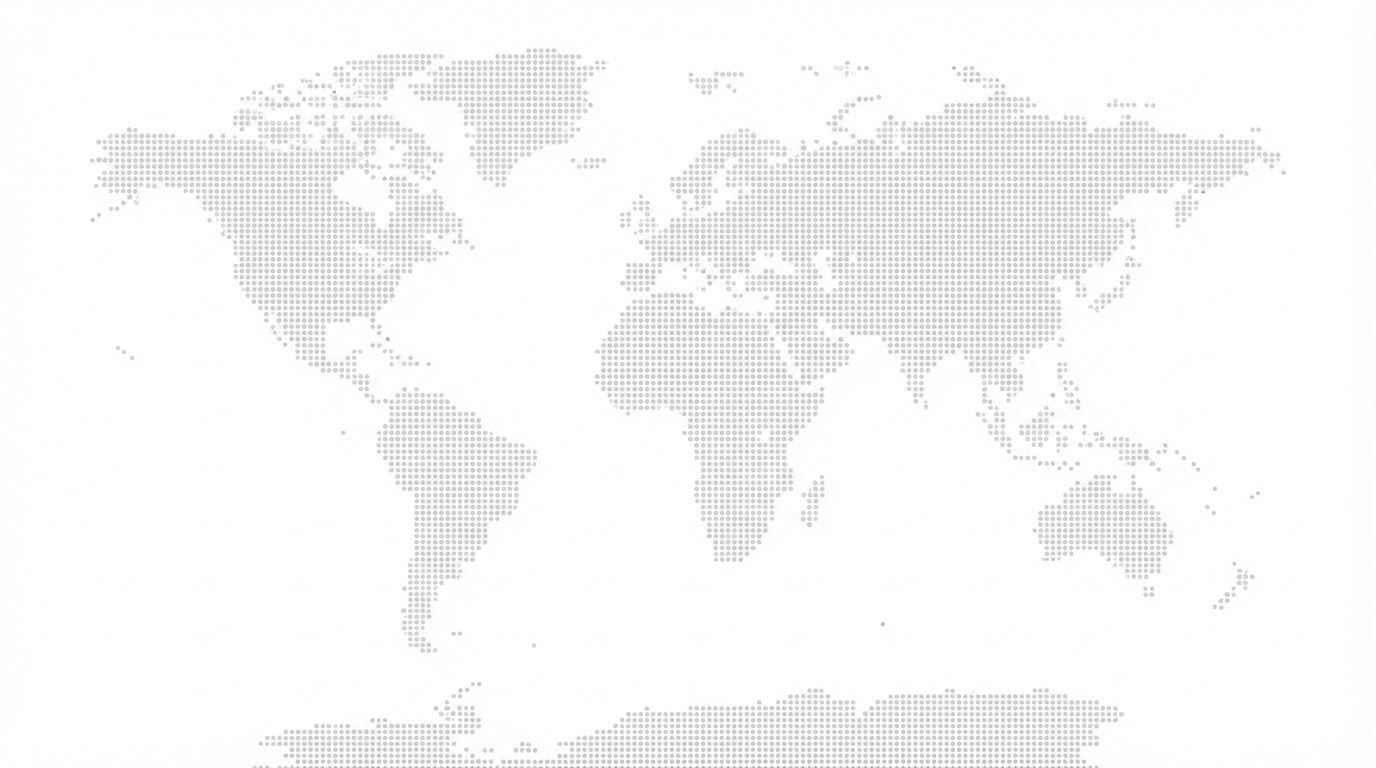 World map showing Pinnavon delivery and client regions